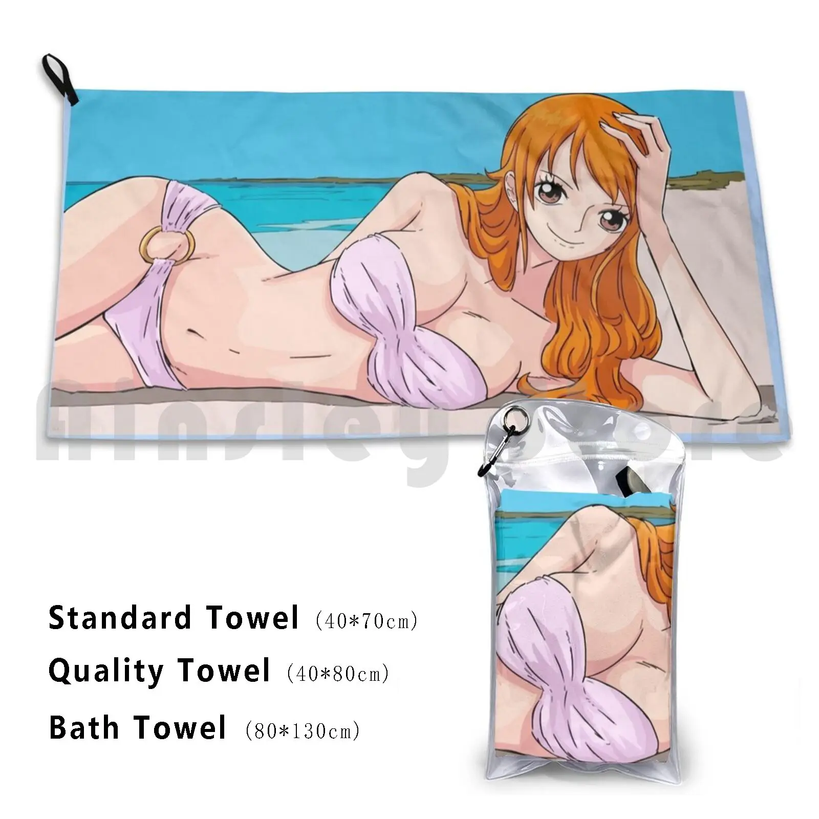 

Nami-Bath Towel Beach Cushion Anime Manga Anime Monkey D Luffy Roronoa
