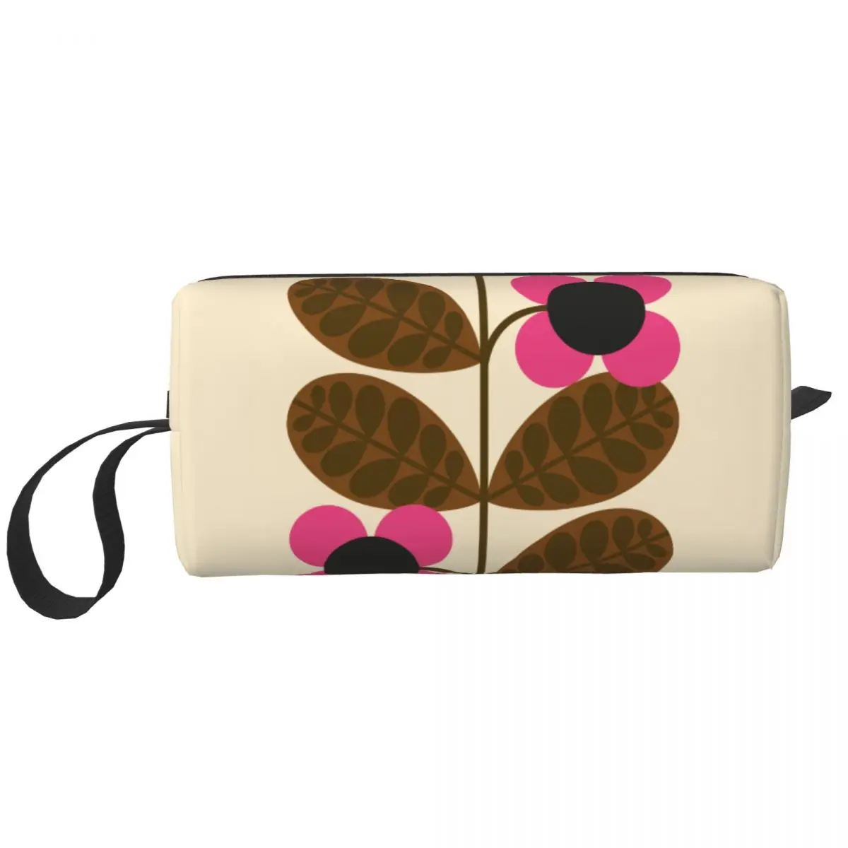 

Botanica Bloom Stem Print Fuchsia Flower Travel Toiletry Bag Orla Kiely Makeup Cosmetic Organizer Beauty Storage Bags Dopp Kit