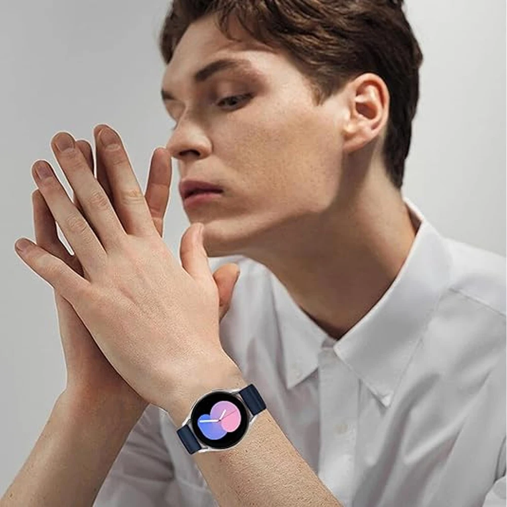 Ремешок 20 мм 22 для Samsung Galaxy Watch 7/6/5/4/5 Pro/6 classic 44 40 силиконовый спортивный браслет correa