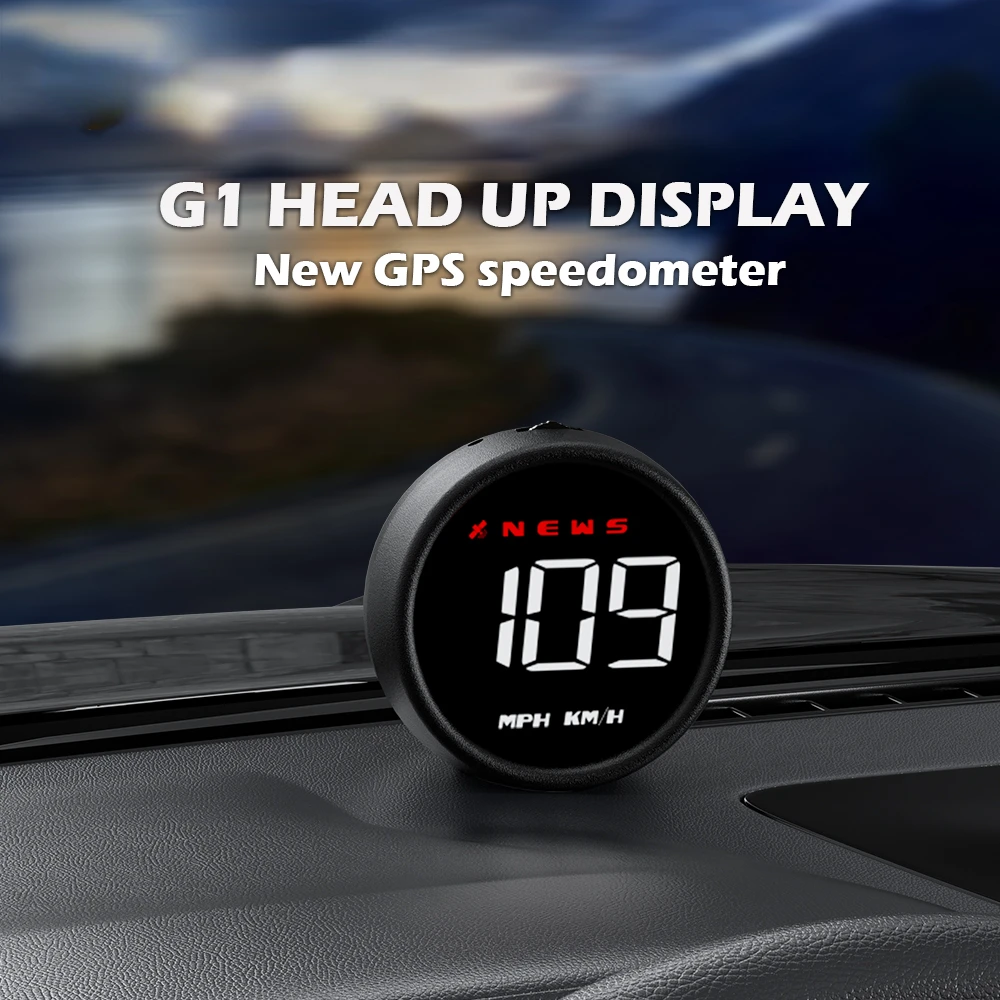 

G1 GPS HUD Display On-board Computer Digital Car Electronic Speedometer Smart Gadgets Accessory All For Car