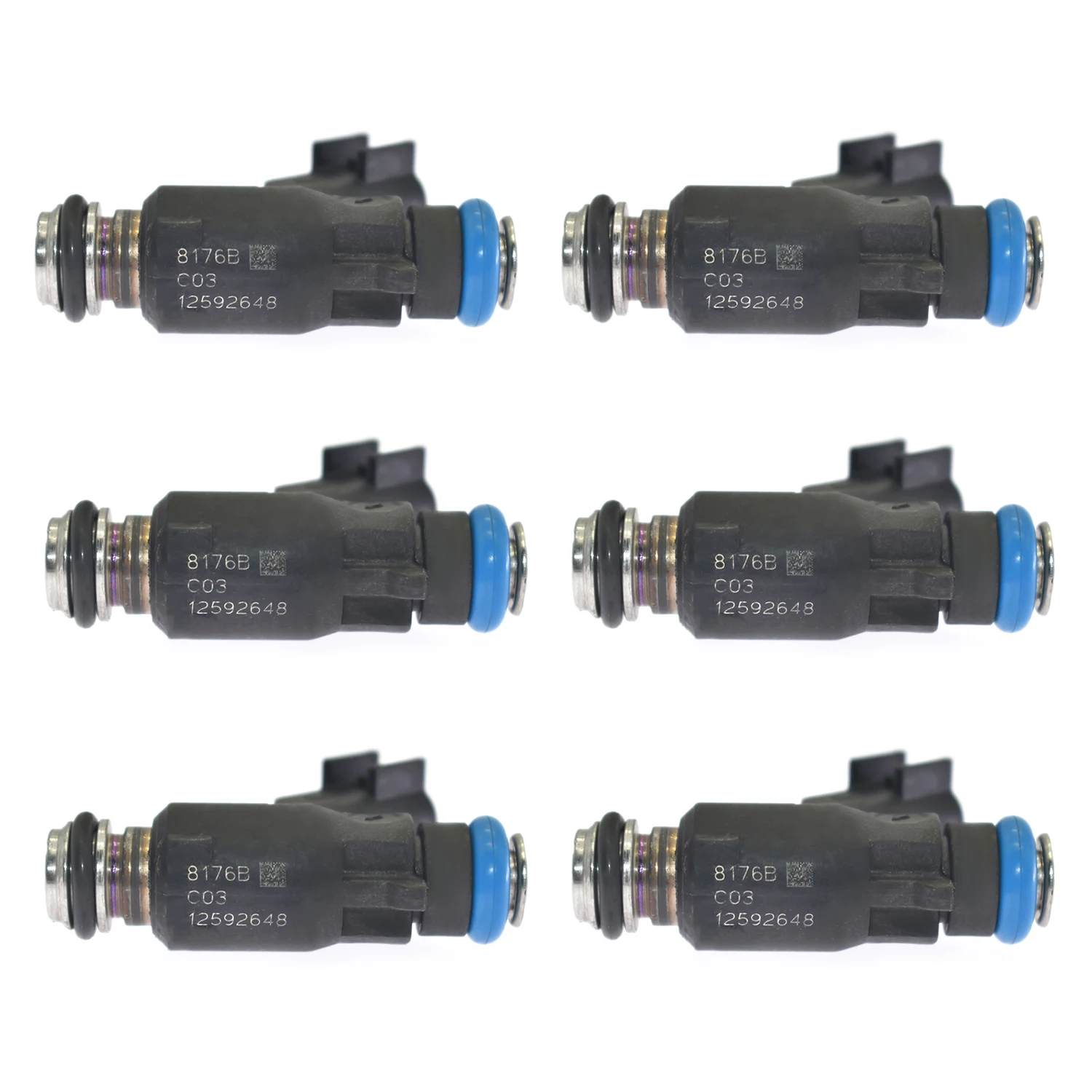 

1/6PCS OEM 12592648 Fuel Injector For Buick Terraza Lucerne, Chevrolet Impala Malibu, Pontiac Montana, Saturn Aura XE Auto