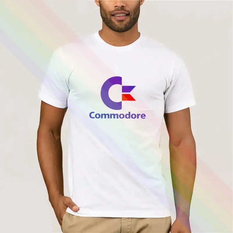 

Summer Commodore Popular Printed T Shirt For Men Limitied Edition Unisex Brand T-shirt Cotton Amazing Short Sleeve Tops