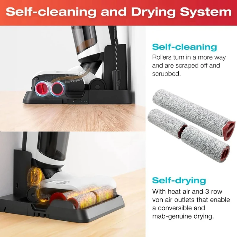 Ролик с щеткой и фильтр для пылесоса Roborock Dyad Pro влажное сухое искусство