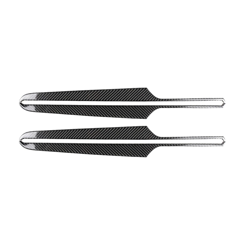 

For-Porsche Macan Cayenne Car Carbon Fiber Sticker Macan Cayenne Door Panel Carbon Fiber Sticker 4Pcs