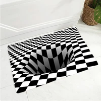 3d illusion non slip doormat absorbent rug soft living room bedroom carpet floor door mat decoration fashion style