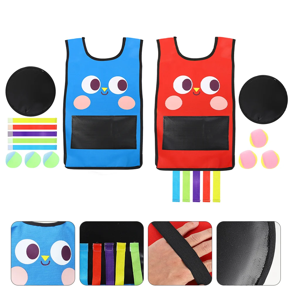 

2 набора, липкий жилет, полезный прочный игровой набор для детей, малышей, детей