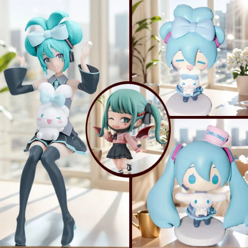 Фото Фигурки аниме Hatsune Miku Rem Hatsune Miku, экшн-фигурки, нажимная пузырьковая лапша, 15 см, коллекционная модель из ПВХ, игрушки, подарки на день рождения №2