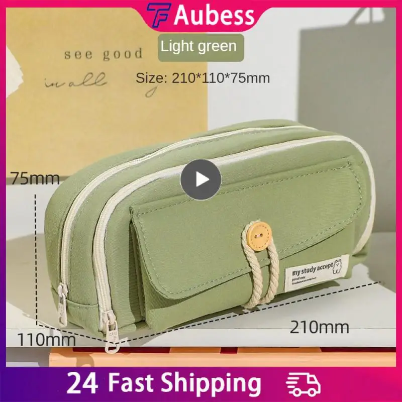 

Multi-layer Convenient Compartments Function Stationery Box Multipurpose Durable Material Instagram Style Back To School Fashion