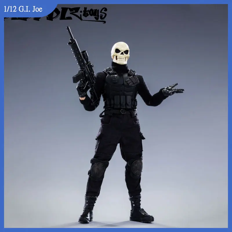 

1/12 G.I. Joe Skull Sergeant Chief Movable Joint Doll Full Set 6 Inches Male Solider Action Figure Ornament Model Doll Toy