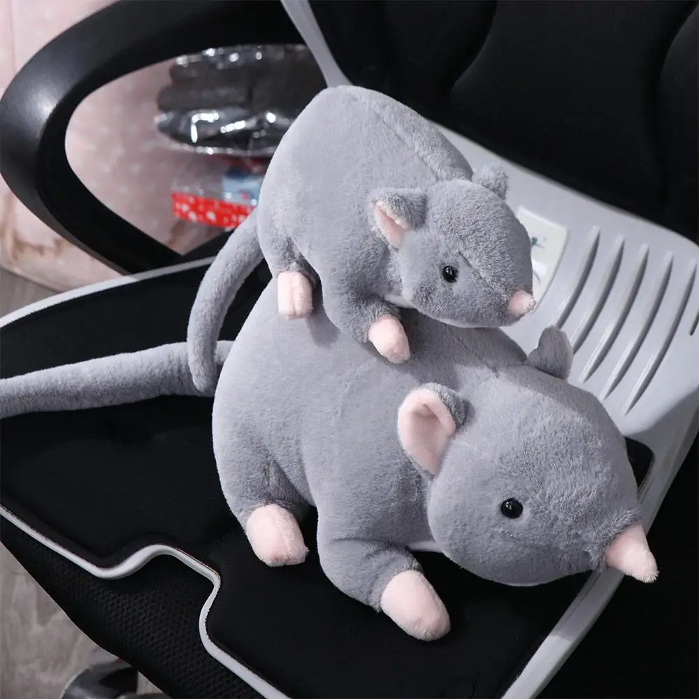 Животное Мышь Моделирование Мыши Плюшевая Игрушка Подушка Для Сна Украшения