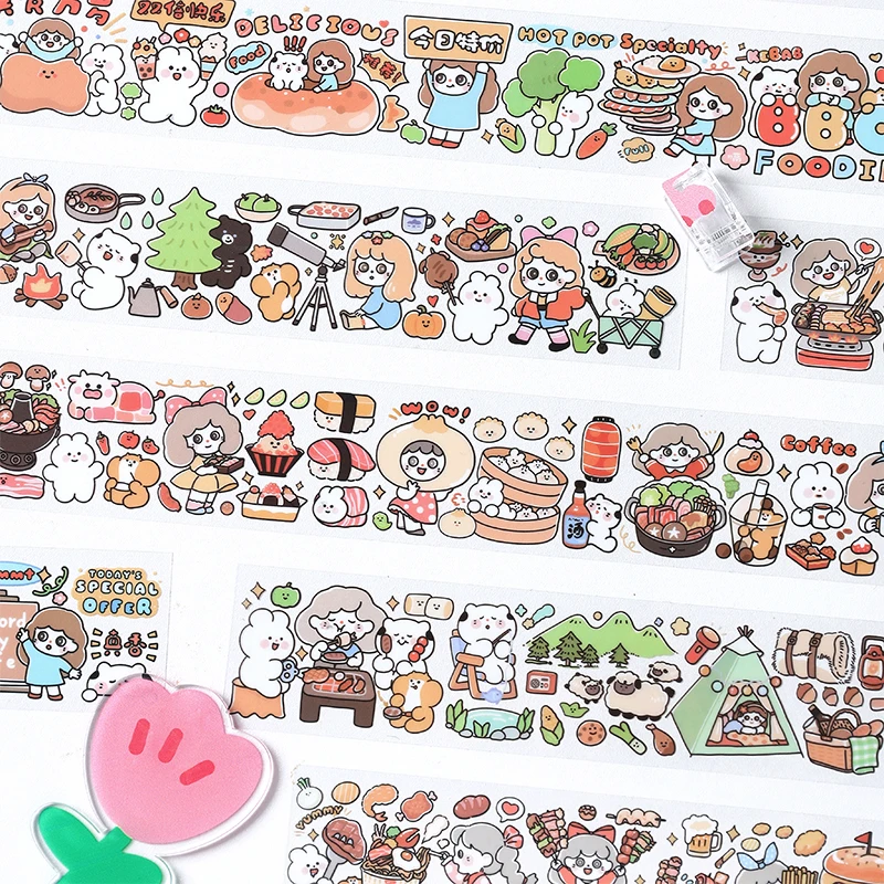 

Милая девочка васи лента граффити ученическая ручная учетная запись своими руками канцелярские принадлежности Маскировочная лента декора...