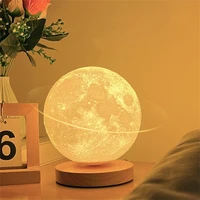 moon lamp 16 colors galaxy moon lamp kids night lights usb rechargeable led planet lamp remote touch control home decor gifts