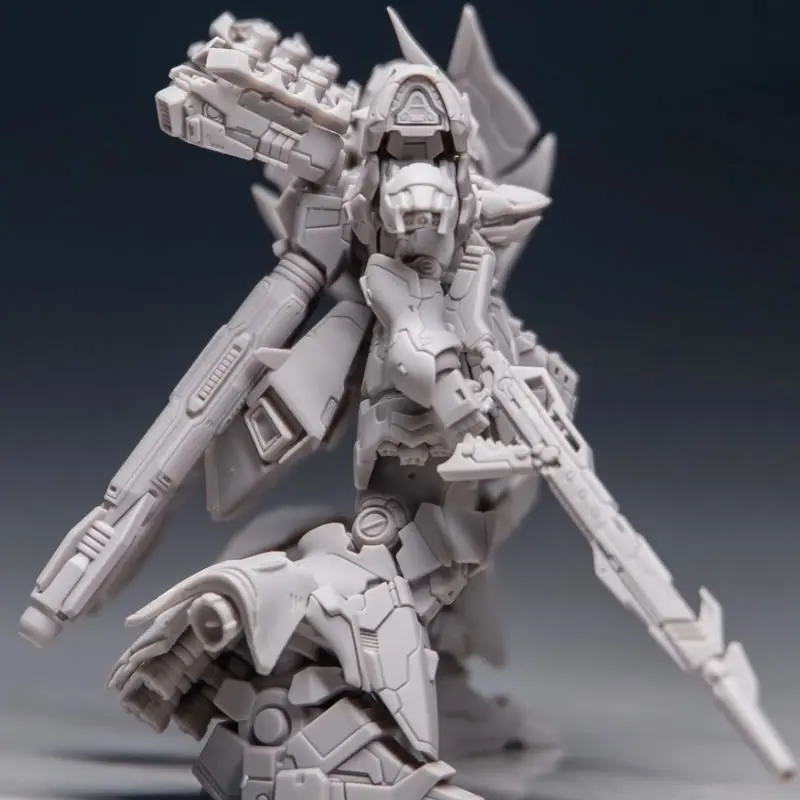 Фото 90-миллиметровая модель робота Gaoda Sazabi MSN-04, неокрашенная, несобранная, 3D-печать, DIY, миниатюрная, высокоточная, GK, полный комплект №4