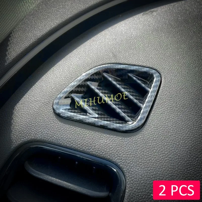 

For 2016-2022 Mini Clubman F54 Carbon Fiber Interior Center Control Upper Air Vent Cover Trims