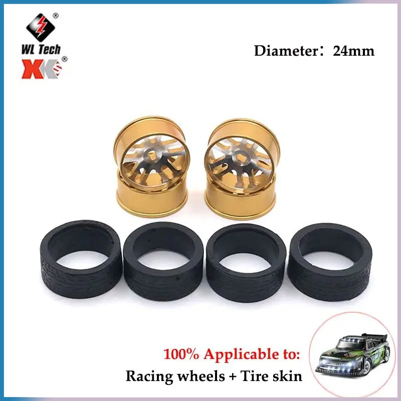 4 шт./компл. сменные резиновые колесные шины для Wltoys 1/28 284131 K969 K979 K989 P929 RC автомобиль