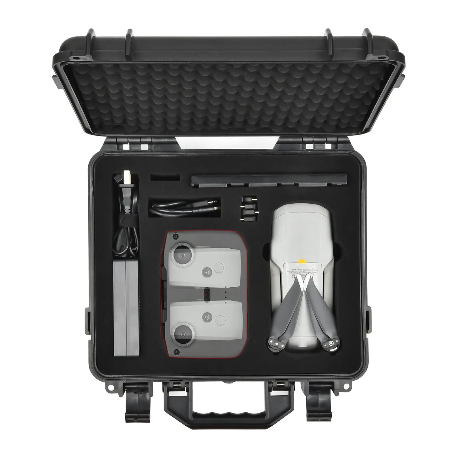 

Жесткий чехол для хранения, защитный чехол большой емкости из хлопка с жемчугом, высокая плотность, противоударный для DJI Mavic Air 2 Travel