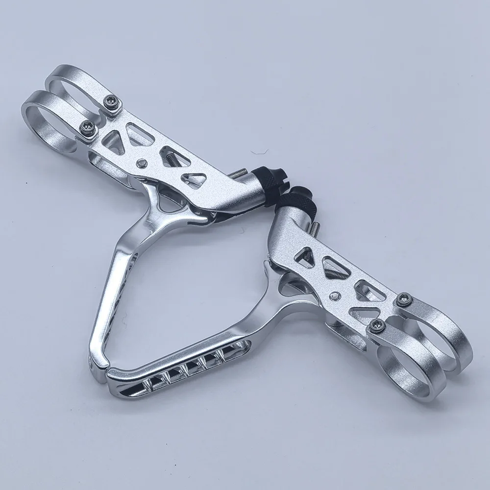 Фото Складная велосипедная полая легкая тормозная ручка с большим углом тормозных рычагов из алюминиевого сплава для аксессуаров для велосипеда Brompton №2