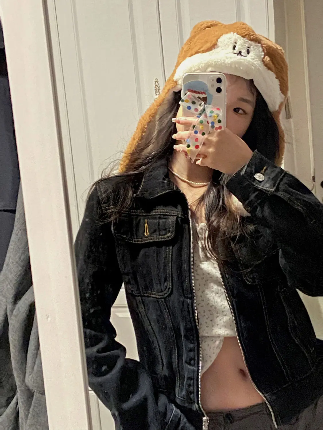 Тонкая джинсовая куртка для женщин маленькая черная ковбойская на молнии