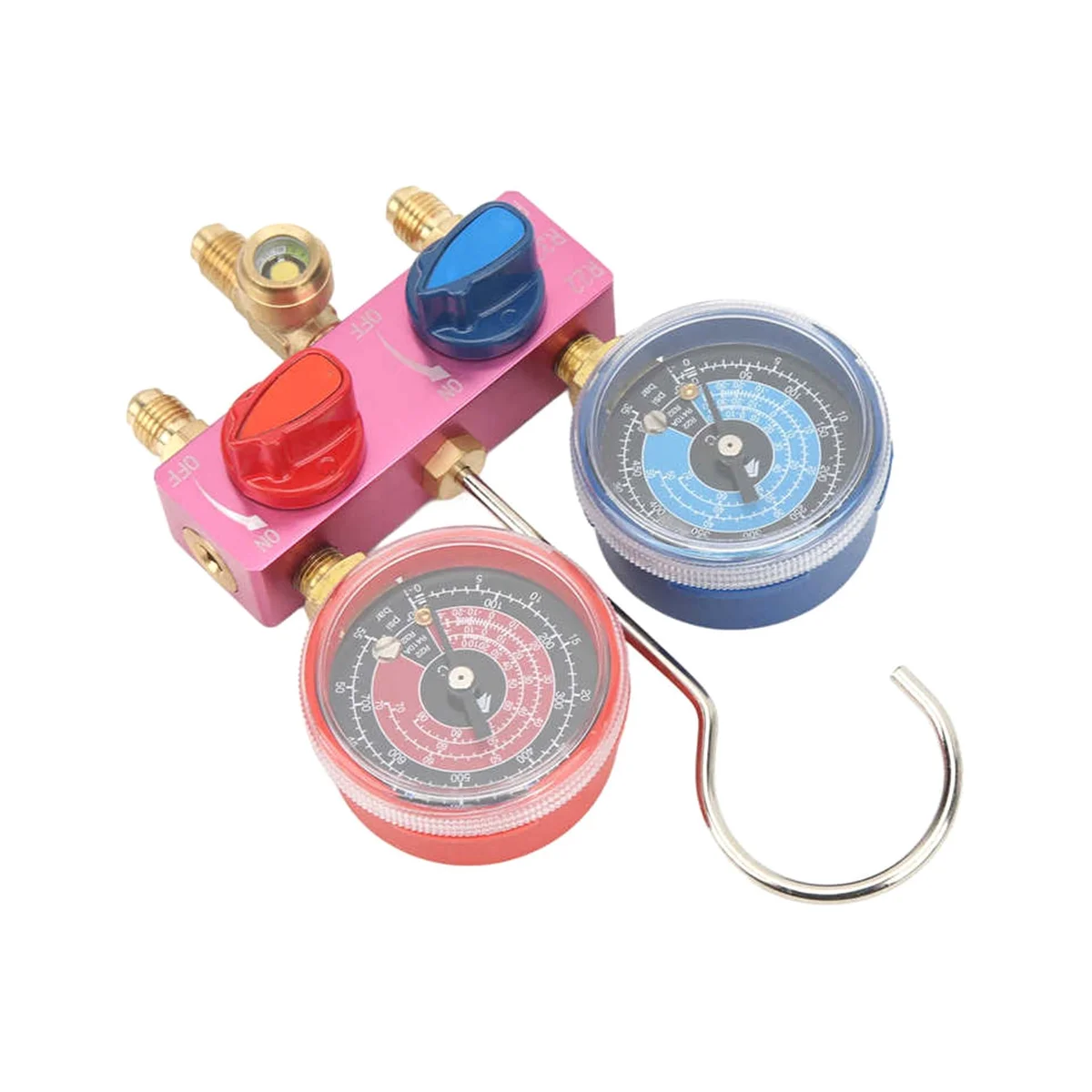 Ручной манометр для диагностики хладагента G1/4 холодильника R22/32/R410A