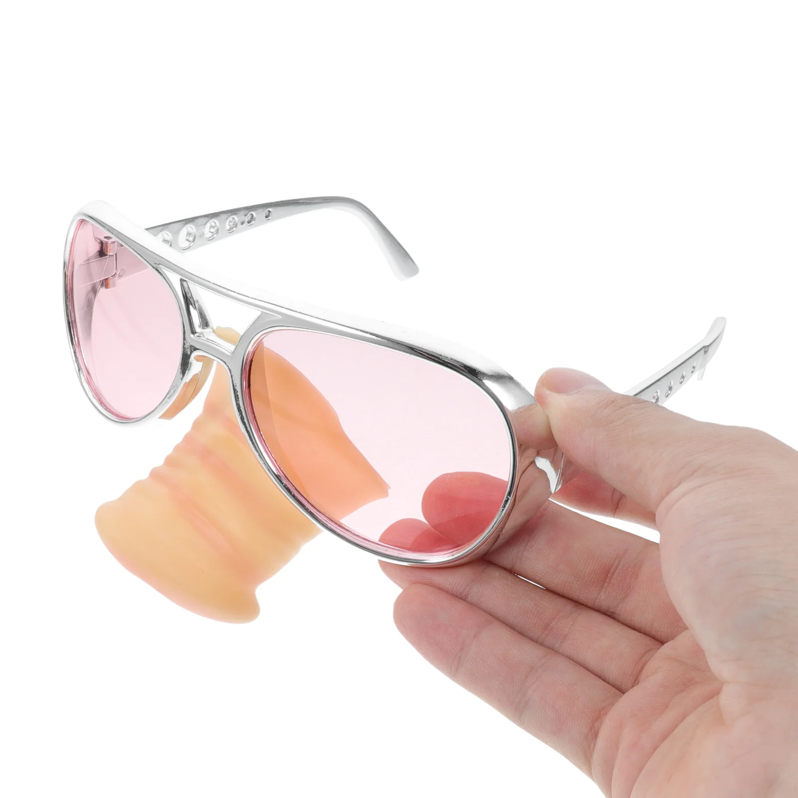 2 шт. большие очки для фотобудки забавные винтажные солнцезащитные со свиным