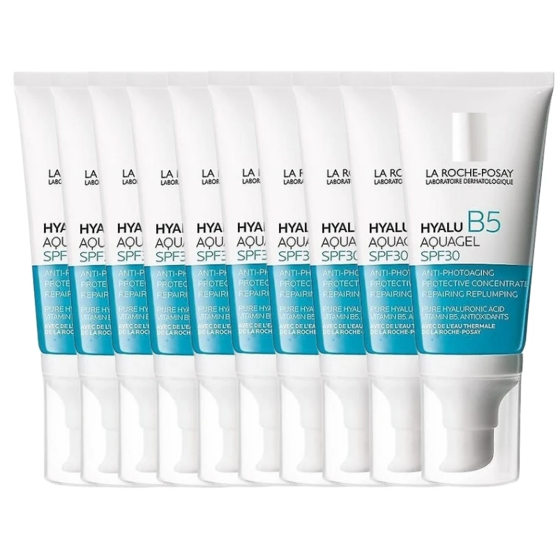 

10PCS La Roche Posay HYALU B5 Facial Sunscreen For All Skin AQUAGEL SPF30 Sun Protection Antioxidant Moisturizing Repair Skin