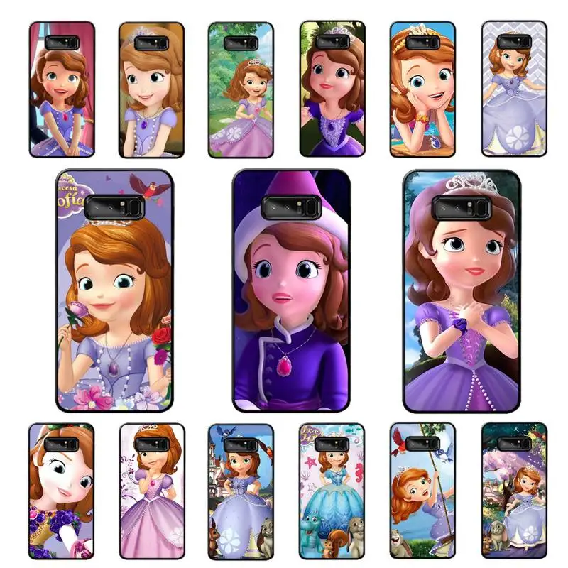 

Disney Sofia the First Phone Case for Samsung Note 5 7 8 9 10 20 pro plus lite ultra A21 12 02