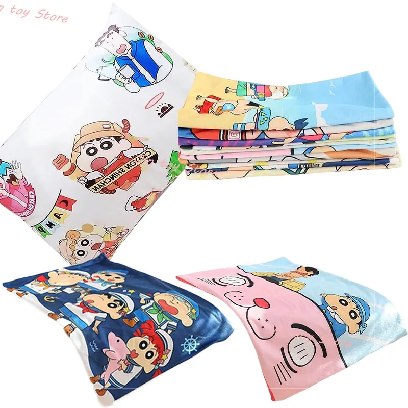 

10 Styles Crayon Shin-Chan Pillow Case Kawaii Anime Figure Buriburi Boochan Kazama Pillow Cover Bedding Bedroom Home Use Gift