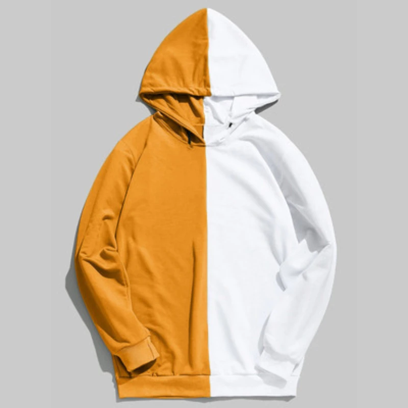 

Hooded Sweatshirts Double Color Hoodie Fashion Print Pullover Sweatshirt Large Size Men Women Hoodies 2021 New Sale