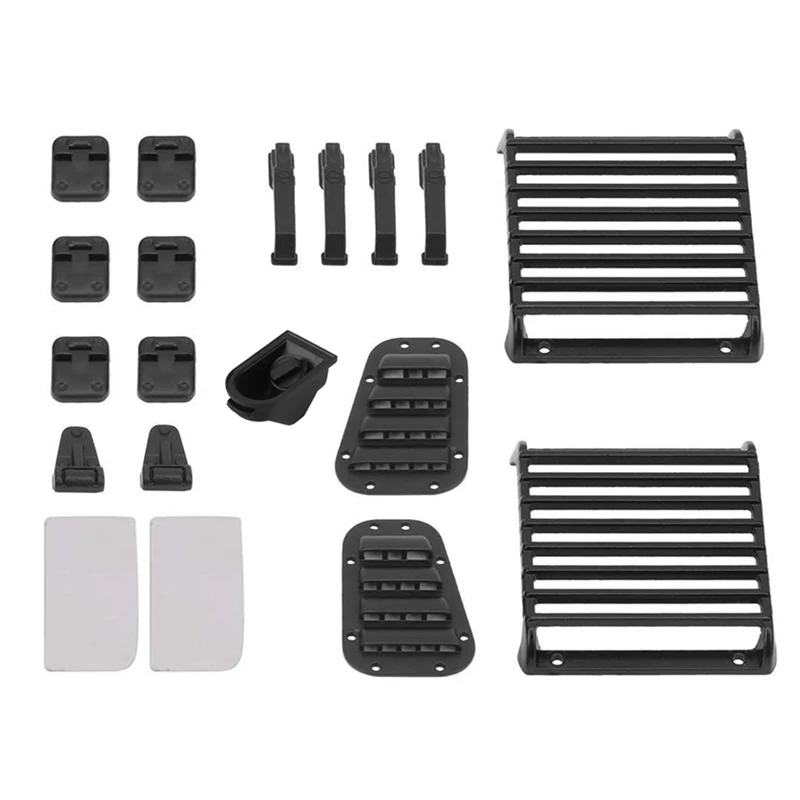 

Front Lamp Guard Intake Grille Door Hinge Decoration For Traxxas TRX4 Defender 1/10 RC Crawler Car Upgrade Parts