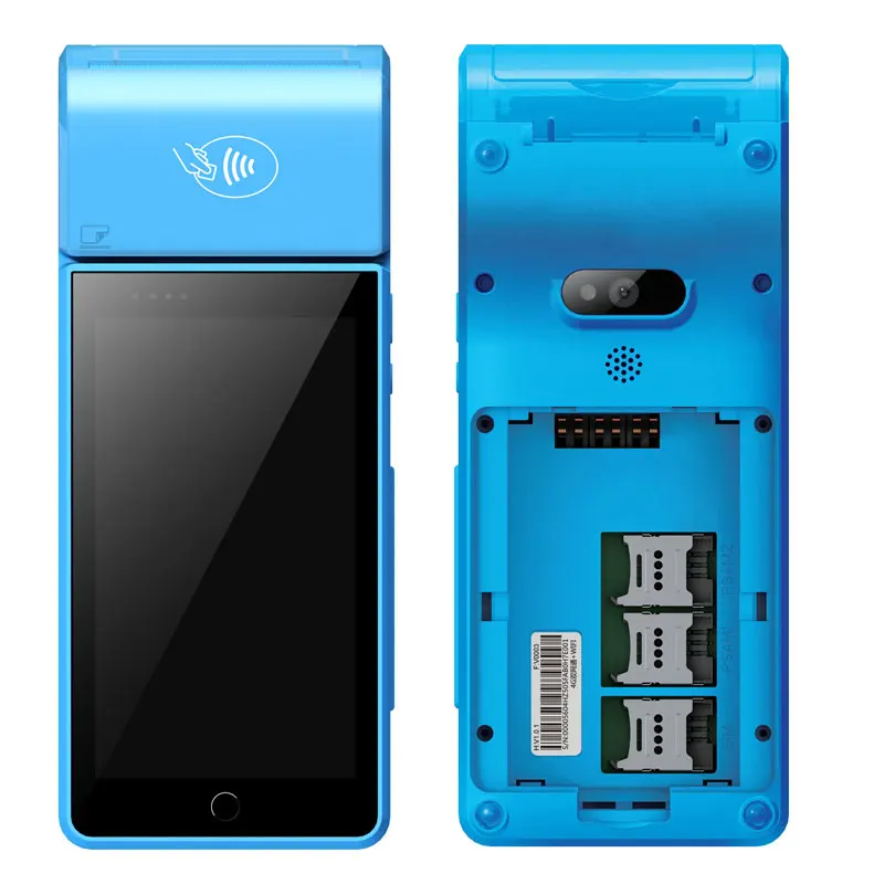 HBAPOS PDA Android 7 0 портативный POS-терминал встроенный 58 мм Термальный чековый принтер