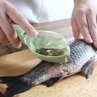 Многофункциональный инструмент для чистки рыбы, чешуя для соскабливания с ножом, домашние кухонные аксессуары для готовки, очиститель для рыбы