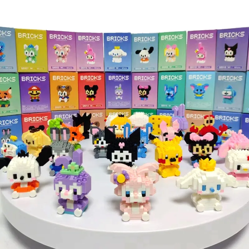 Mingchuang Youpin Sanrio строительные блоки игрушки мультфильм аниме персонаж Кэти Кот