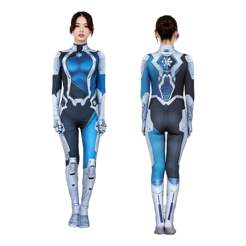 Женское боди для косплея Luna Snow Аниме Костюмы на Хэллоуин маска лица |