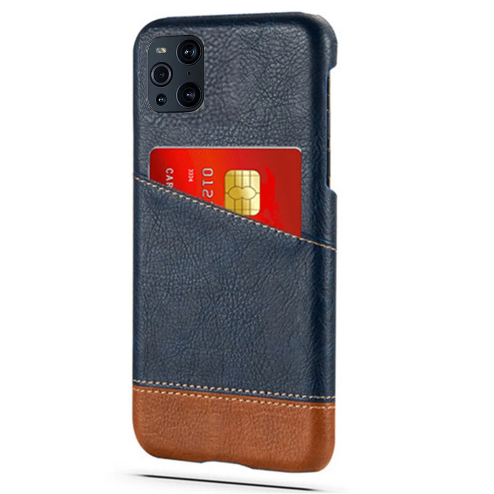 

Wallet Case For Oppo Find X3 Pro Case Find X3 Neo X5 Lite X2 Pro Mixed Splice PU Leather Credit Card Cover For Find X3 Pro Funda