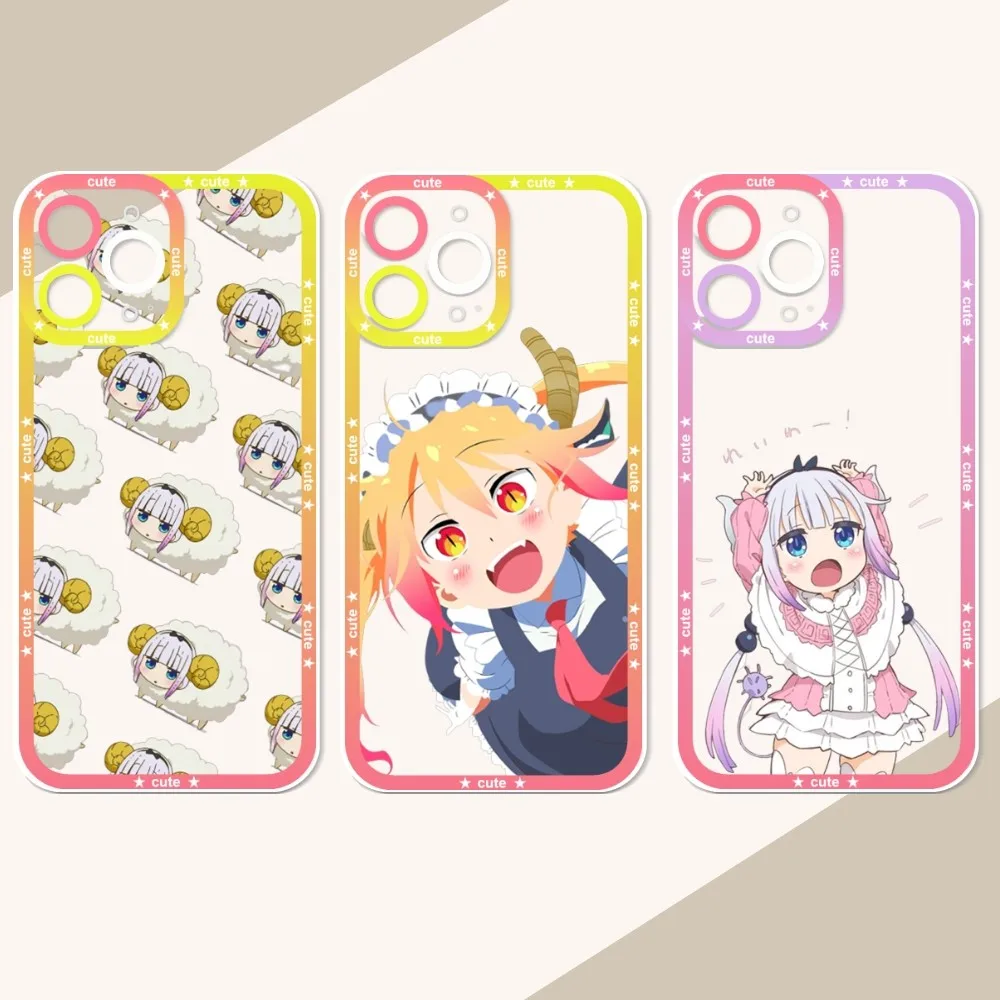 

Miss Kobayashis Dragon Maid Anime Phone Case For IPhone 12 11 13 14 Pro Max XR XS Max X SE2020 7 8 Plus Case