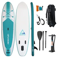AddFun Inflatable Surfboard Stand Up Paddle Board New Style 320x81x15CM Water Sport Board Boat Dinghy Raft Surf Beach Activity