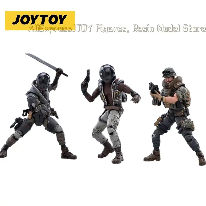 Экшн-фигурки JOYTOY 1/18 персонажи из м/ф тьмы источник аниме-фигурки трио солдаты