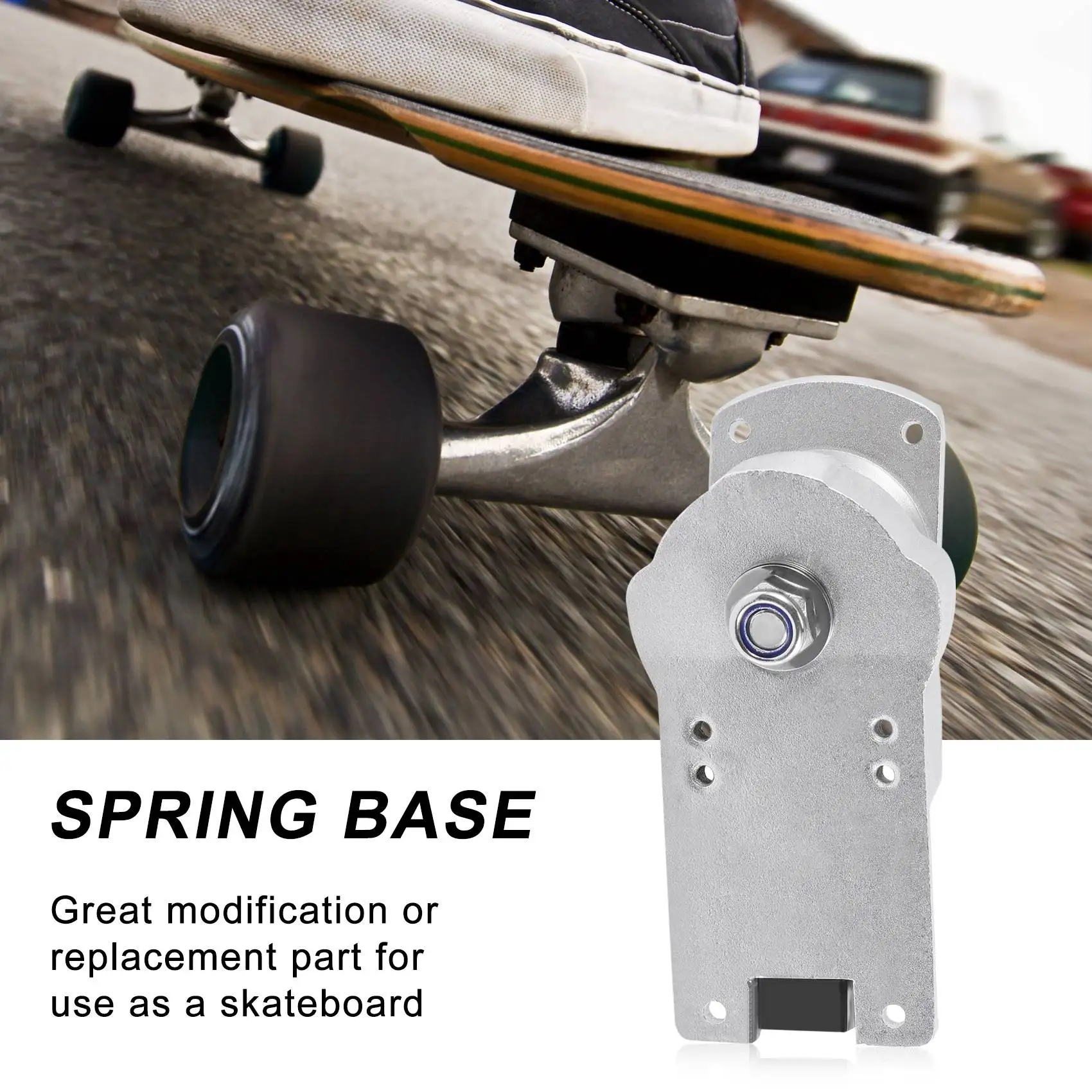 

7Inch Land Surfboard Skateboard Bracket Base Surf Skate Trucks C7 Bridges Spring Bracket Skateboard Bridge Spring Base