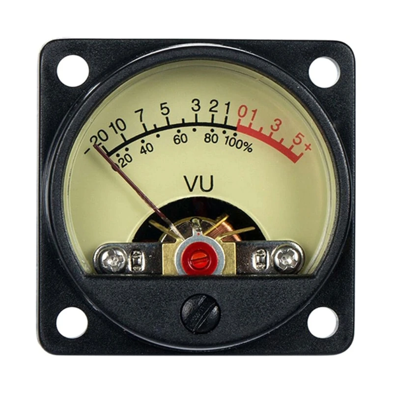 

Dial-type VU Meter Warm Backlight Easy Connection VU Panel Meter Easy Fixing Durable Used for Amplifier Home DIY Drop Shipping