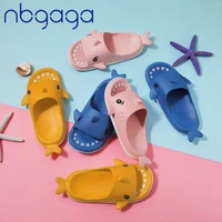 shark slipper parent child slippers couple slippers soft homewear shoes beach vacation sandal cute casual summer shoes eva