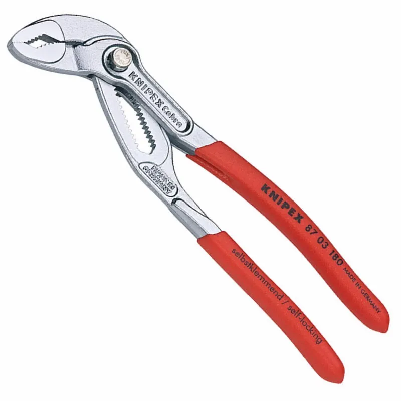 Плоскогубцы для водяного насоса KNIPEX 87 01 125 Cobra универсальные подвижные
