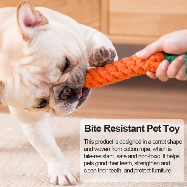 Pet Dog Toys Cartoon Animal Dog Chew Toys Durable Braided Bite Resistant Puppy Molar Cleaning Teeth Cotton Rope Toy 4