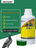 pigeons use intestinal probiotics 500ml race carrier pigeon bird parrot water stool green stool diarrhea diarrhea supplement nut
