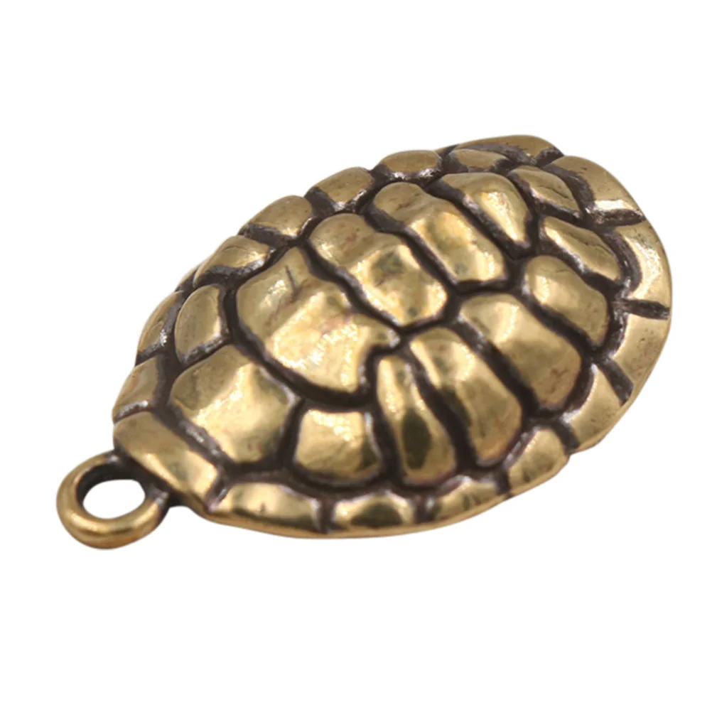 

Turtle Shell Pendant Brass Hanging Ornament Keychain Adorn Turtle Shell Charms