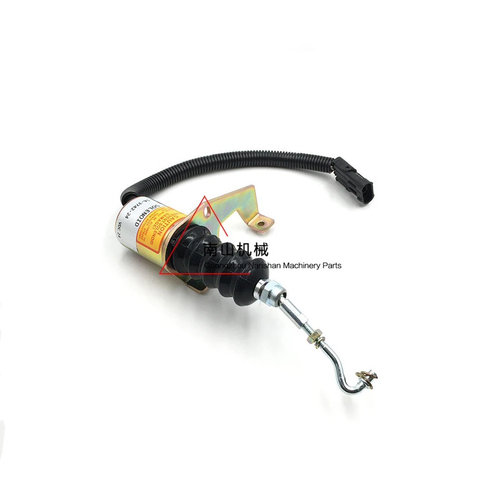 

Excavator Accessories Flameout Solenoid Valve Engine Flameout Switch Flameout Oil Cut-off Solenoid Valve For Yuchai YC85-8