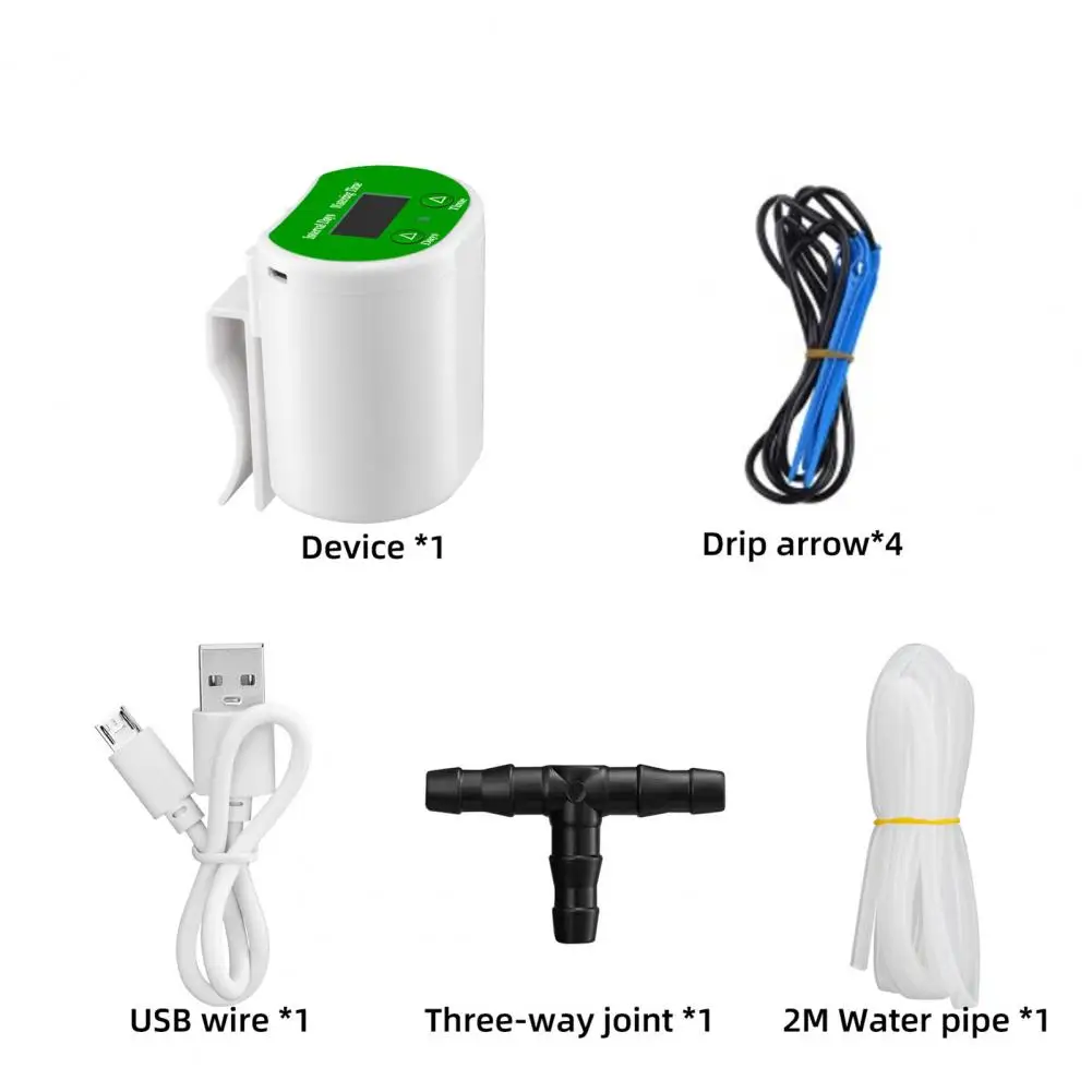 

1 Set Pump Timer System Indoor Automatic Watering Pump Controller Drip Irrigation Device Flowers Plants Home Sprinkler