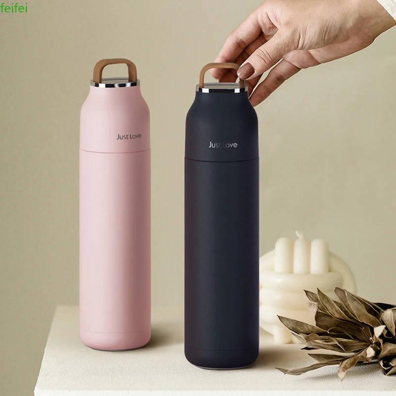 500ml Thermos Bottle Vacuum Flask 304 Stainless Steel Tumblers Travel Coffee Cups Insulated Lids Mug Termo Acero Inoxidable