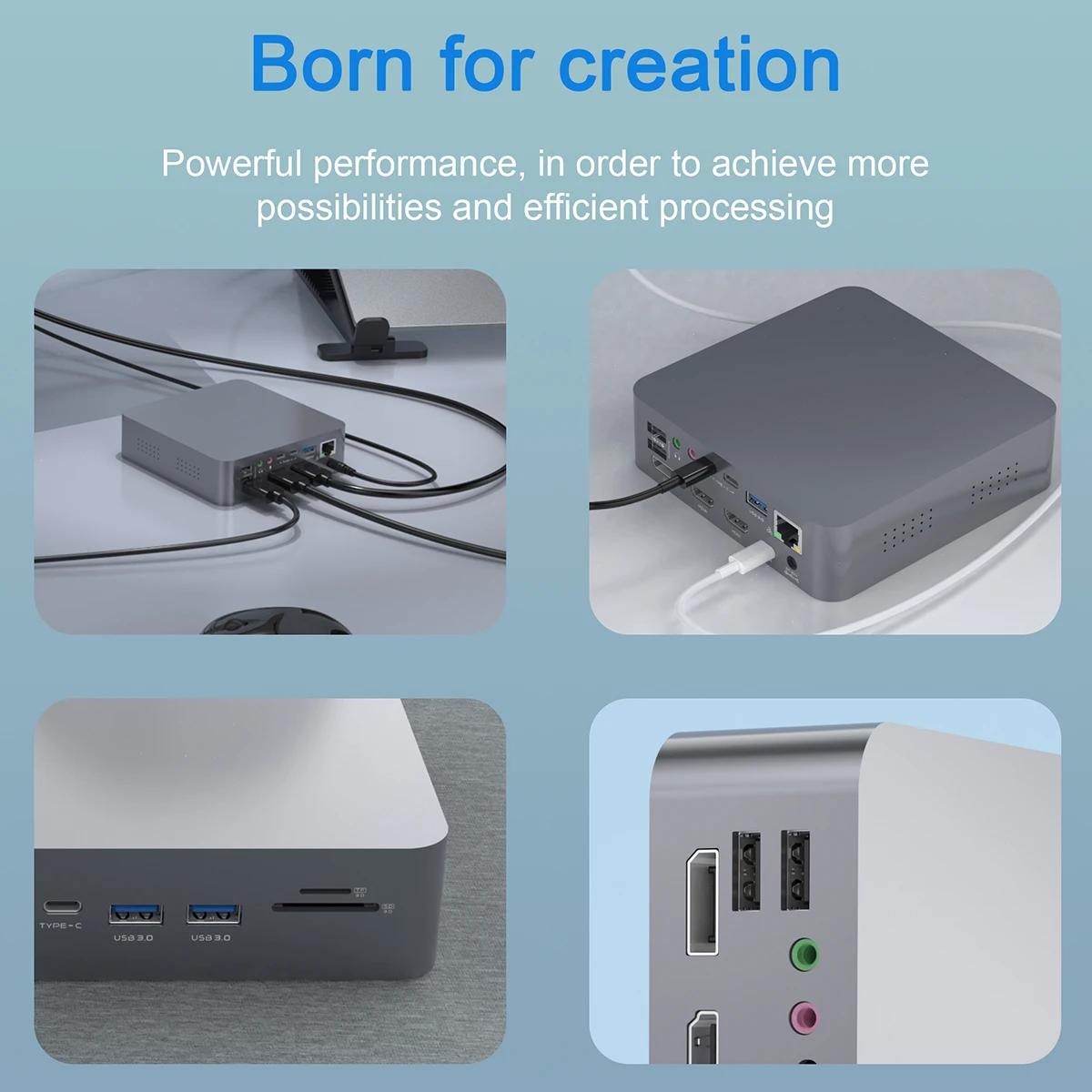Док-станция 18 в 1 M1 Usb C для настольного компьютера док-станция с тройным монитором