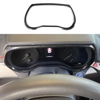 carbon fiber abs dashboard instrument cover trim for 2021 2022 toyota sienna car accessories
