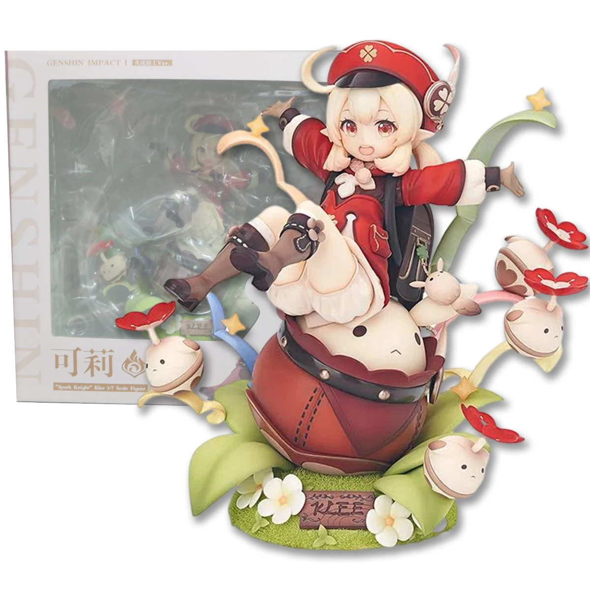 

Genshin Impact Animation Game Peripheral Toys Klee Anime Action Figure Collection Model Doll Exquisite Cool Scene Platform